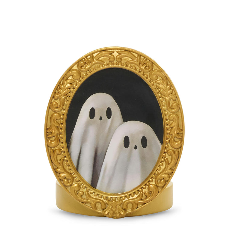 Ghost Portrait Tea Light Candle Holder E0