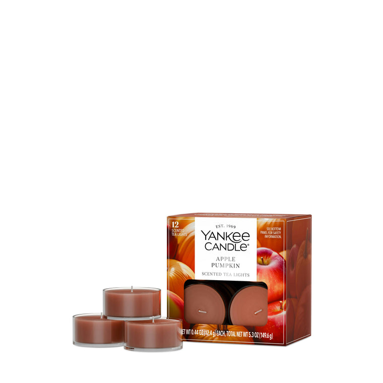 Apple Pumpkin Scented Tea Light Candles I6