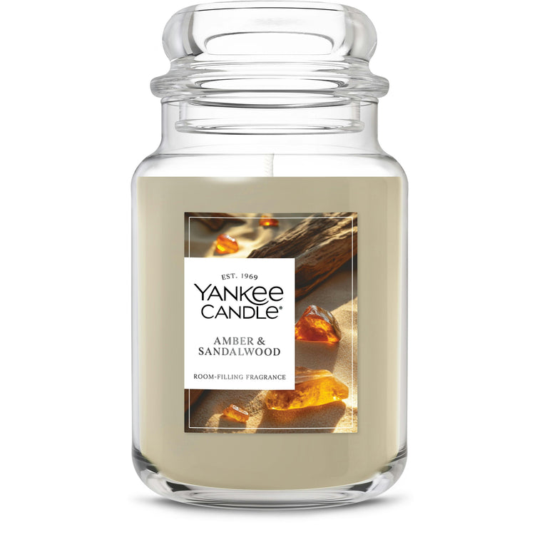 Amber & Sandalwood Original Large Jar Candle R2