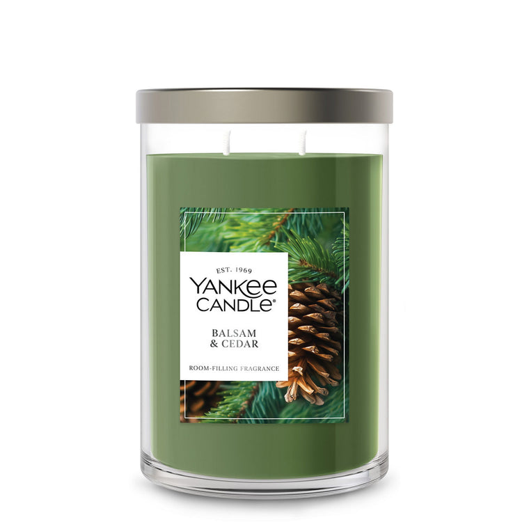 Balsam & Cedar Large Tumbler Candle K7