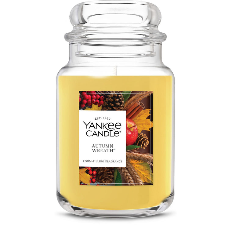 Autumn Wreath™ Original Large Jar Candle A1