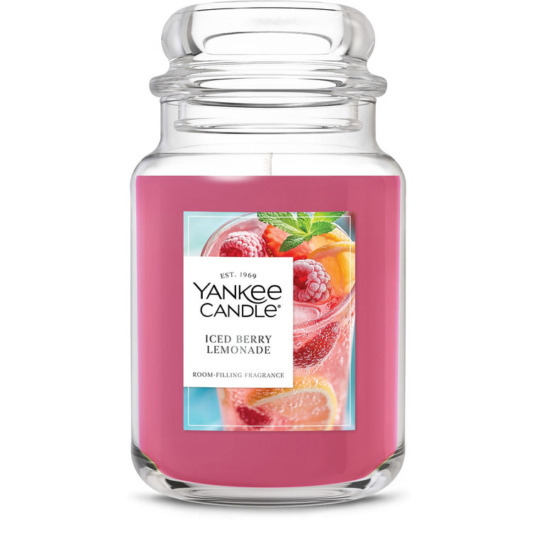 Iced Berry Lemonade Original Large Jar Candle F2