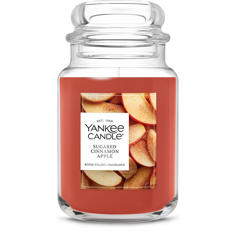 Sugared Cinnamon Apple Original Large Jar Candle W8