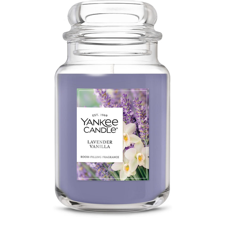 Lavender Vanilla Original Large Jar Candle D5