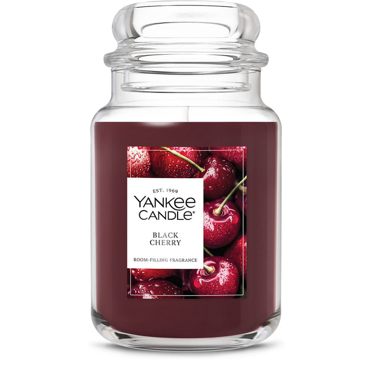 Black Cherry Original Large Jar Candle A2