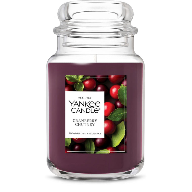 Cranberry Chutney Original Large Jar Candle Y2