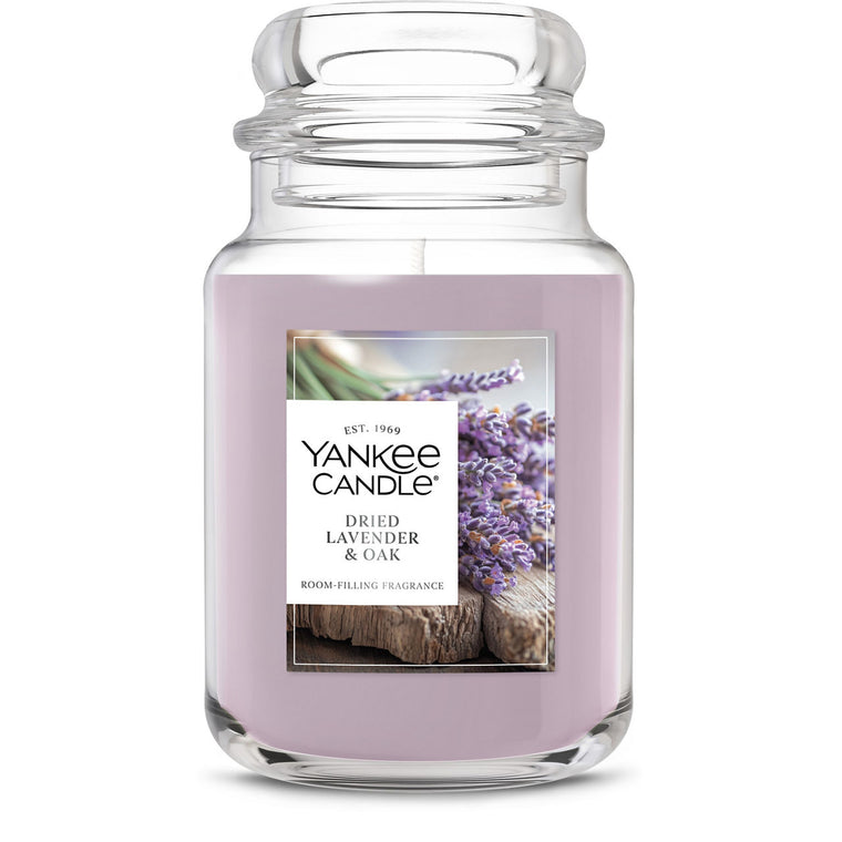 Dried Lavender & Oak Original Large Jar Candle Y4