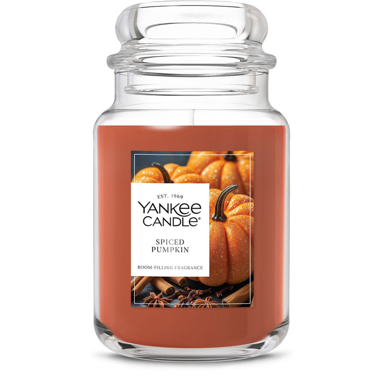 Spiced Pumpkin Original Large Jar Candle Z8