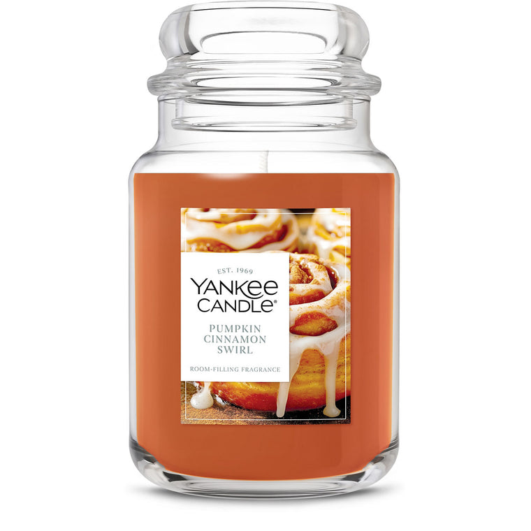 Pumpkin Cinnamon Swirl Original Large Jar Candle K2