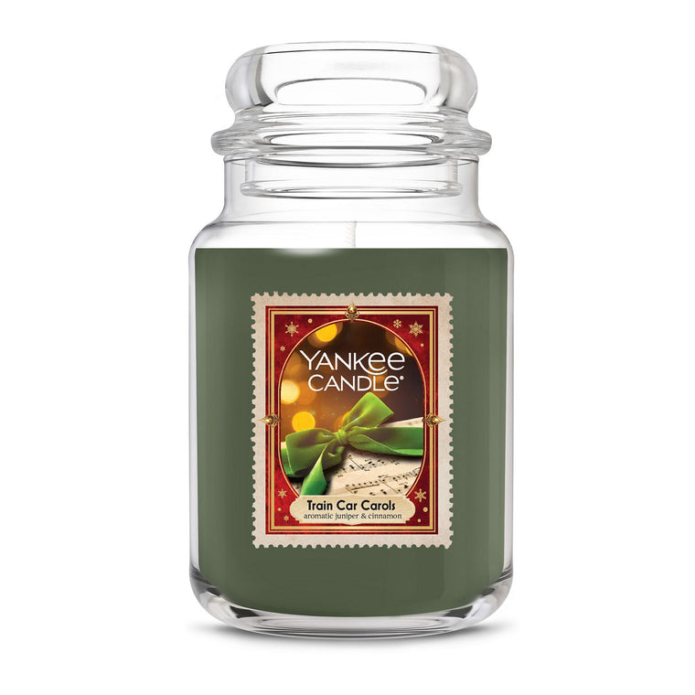 Train Car Carols Original Large Jar Candle M0