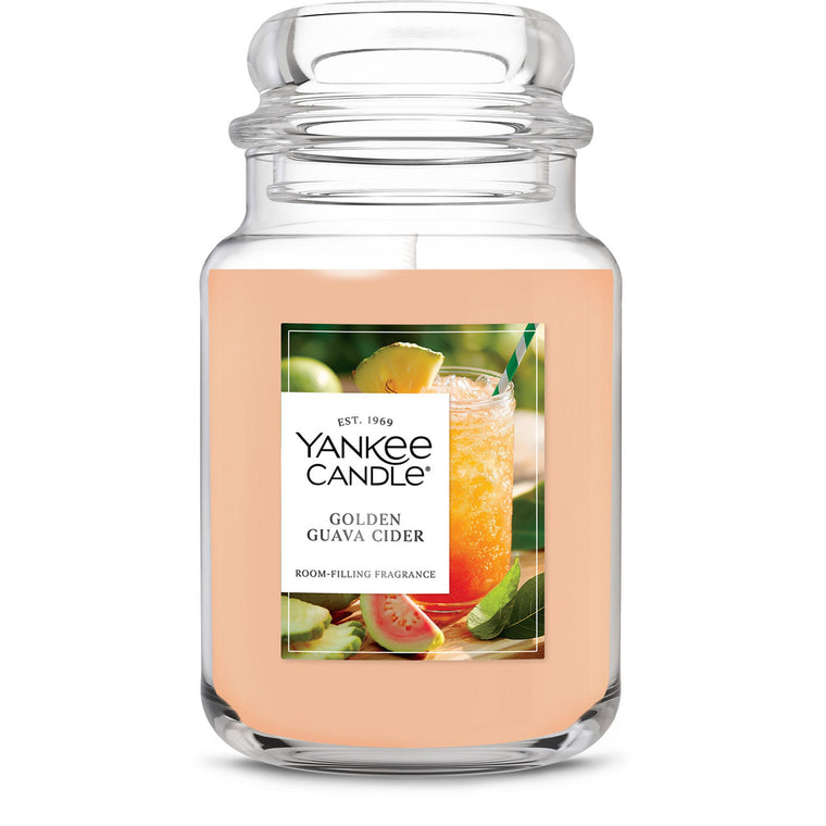 Golden Guava Cider Original Large Jar Candle V4