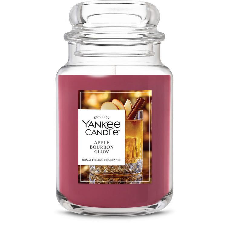 Apple Bourbon Glow Original Large Jar Candle Z3