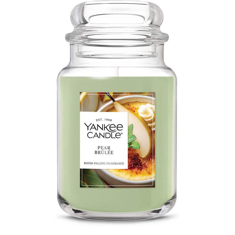 Pear Brûlée Original Large Jar Candle K7