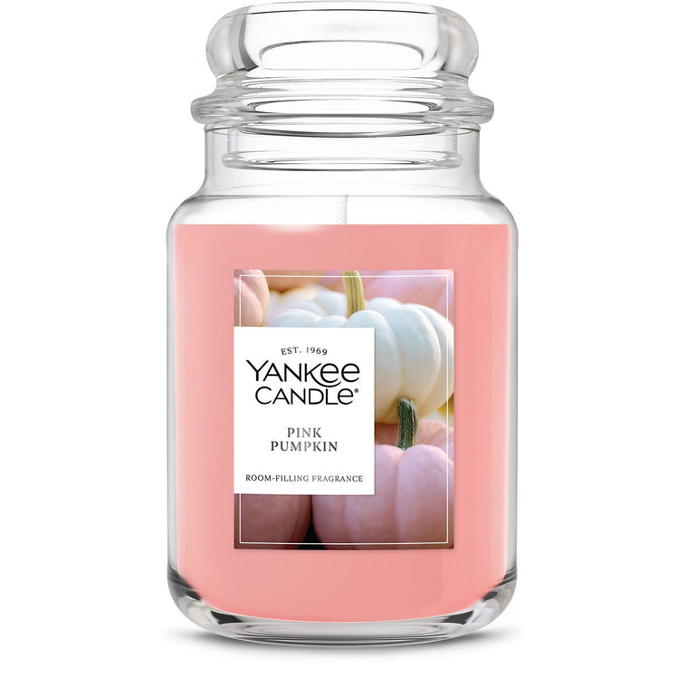 Pink Pumpkin Original Large Jar Candle S0