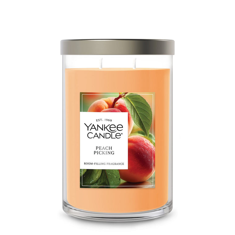 Peach Picking Large Tumbler Candle X2