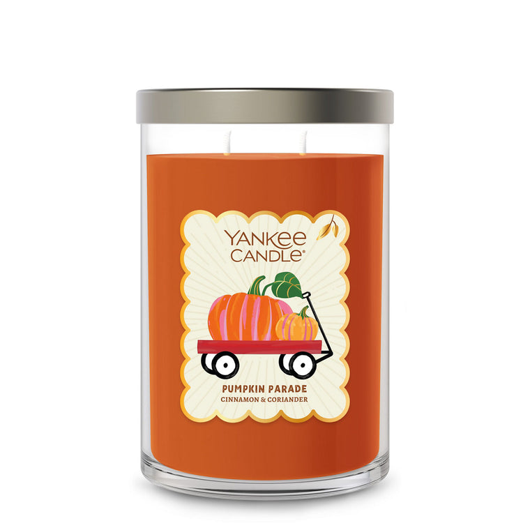Pumpkin Parade Large Tumbler Candle P9