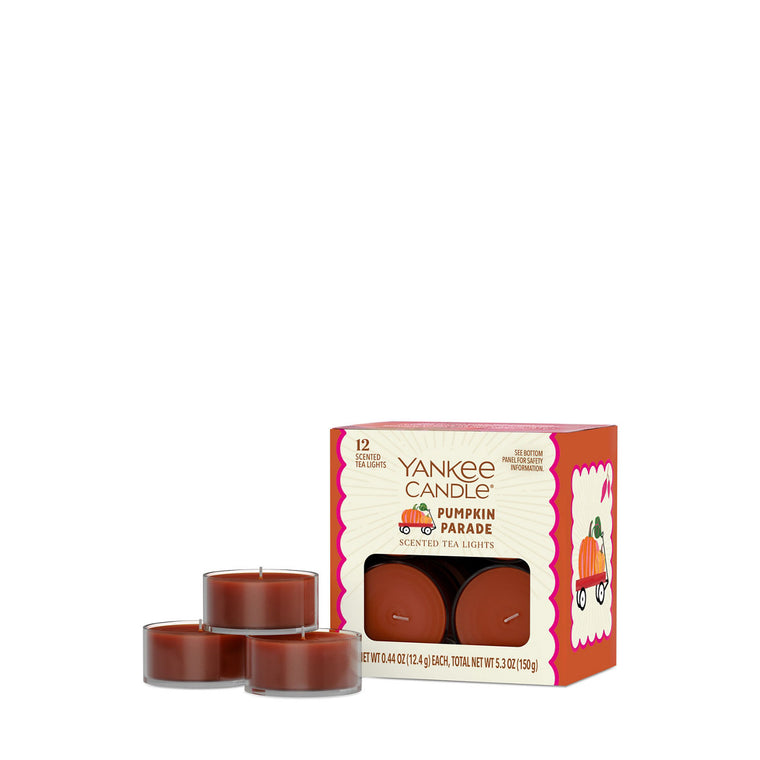 Pumpkin Parade Scented Tea Light Candles C6