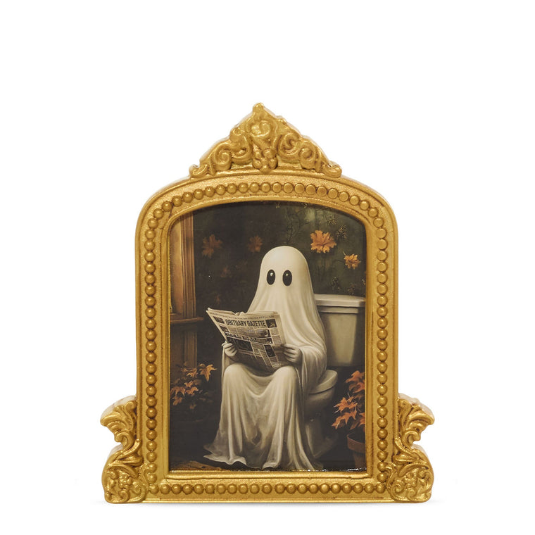 Reading Ghost Portrait Tea Light Candle Holder W6