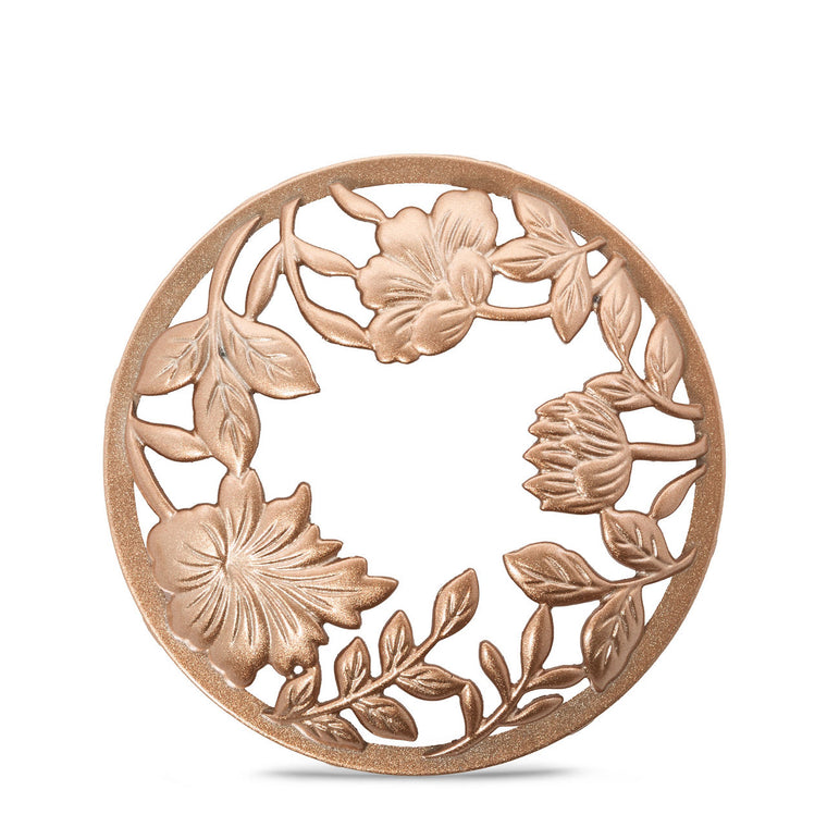 Floral Etch Illuma-Lid® Jar Candle Topper Y3