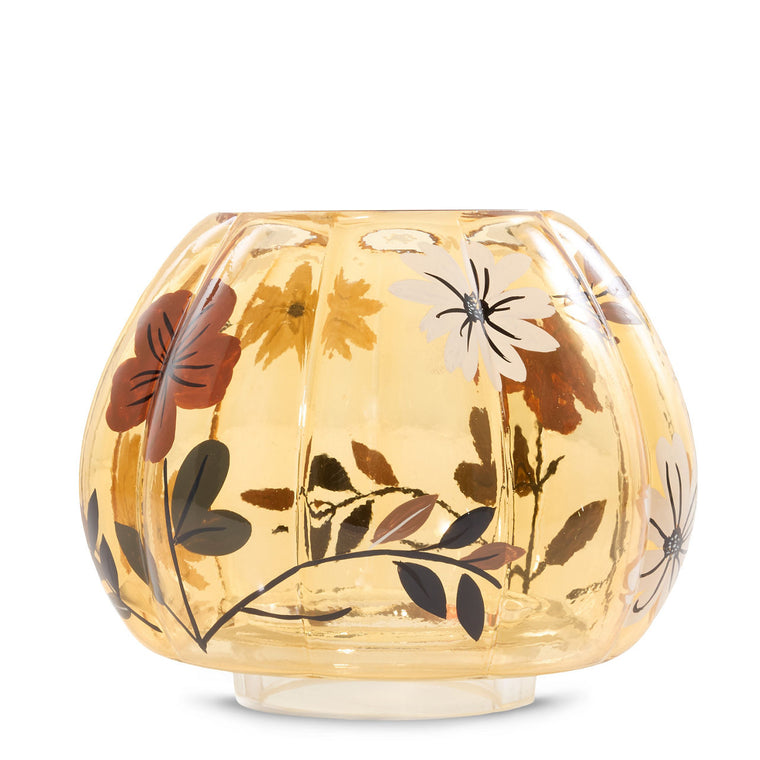 Flower Pumpkin Jar Candle Shade M1