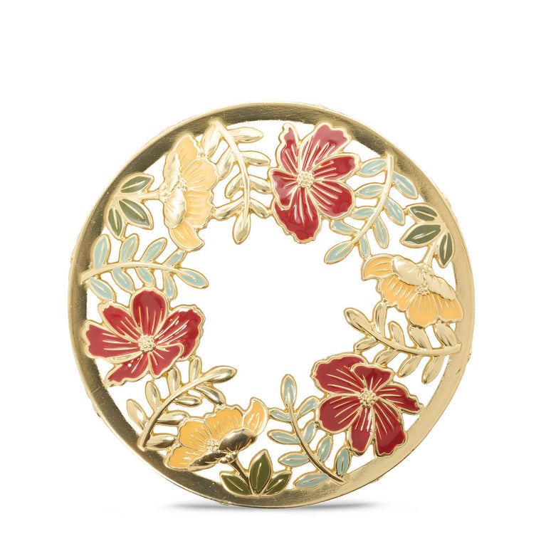 Fall Color Leaves Illuma-Lid® Jar Candle Topper K5