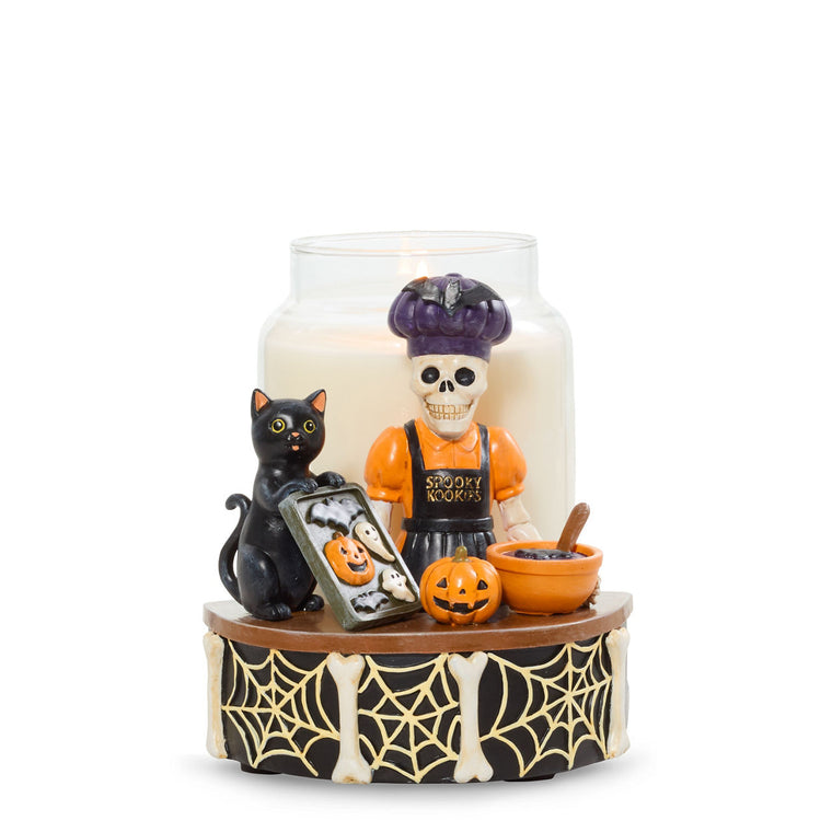 Bonebury Lane Spooky Kookies Jar Candle Holder R5